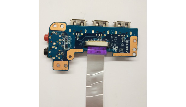 Плата з аудио USB для ноутбука Sony Vaio VPCEF3E1E PCG-61611M PCG-61511M DAONE7TB6DO Б/В - 310687