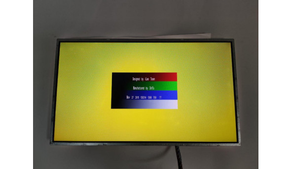 Матриця Chi Mei Innolux, N156B6-L0B Rev:C3, 15.6'', LCD, HD 1366x768, 40-pin, Normal, б/в, має засвіти, помітні на всіх кольорах - 310886