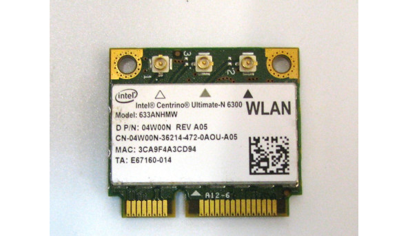 Адаптер Wi-Fi для ноутбука Dell Latitude E6440 04W00N Б/У