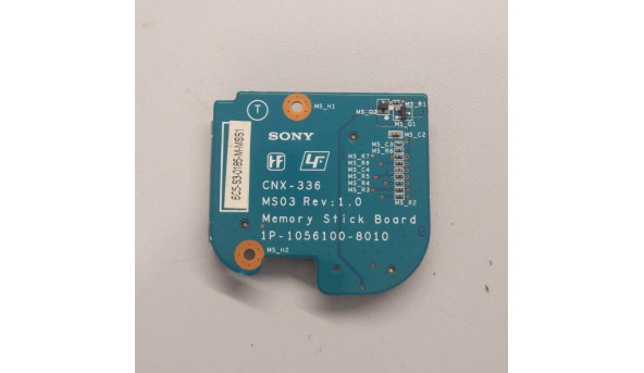 Плата Card Reader для ноутбука Sony VGN-FS790B, PCG-7D1M, VGN-FS315S, PCG-7D2L, CNX-336, 1P-1056100-8010, б/у - 311387