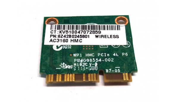 Modem WIFI, знятий з ноутбука Medion Akoya E1232T, MD99410, 3160HMW, 710662-0010B, Б/В. В хорошому стані, без пошкоджень. - 311467