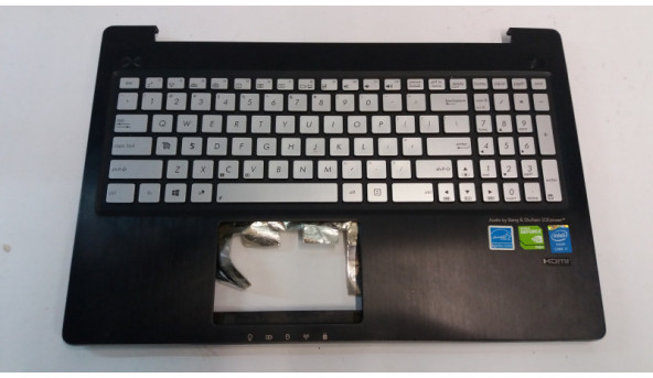 Середня частина корпуса для ноутбука ASUS Q550LF,13NB0231AM0121, 13N0-Q2A0521, б/в. Всі кріплення цілі, Клавіатура неробоча.