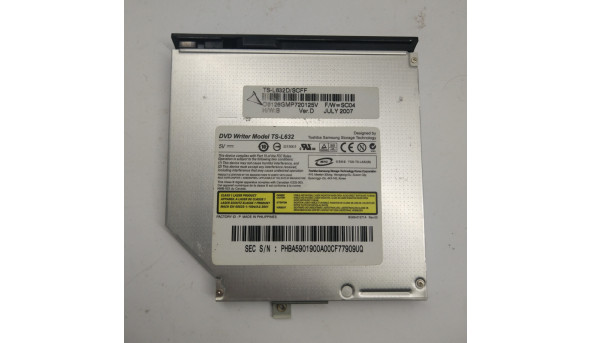 CD/DVD привід TS-L632D для ноутбука Samsung R70, б/у