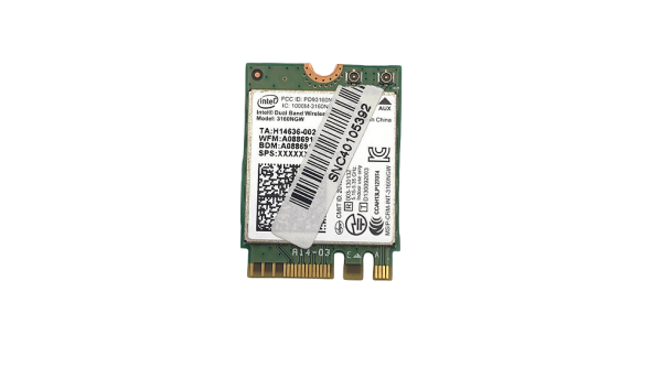 WiFi адаптер  для ноутбука Medion P2212T, MD99288, H14636-002 H14636-003, Б/У.