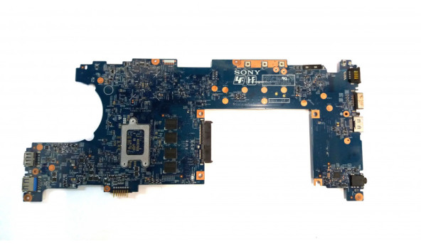 Материнська плата для ноутбука Sony Vaio SVT131, 13.3", 48.4xm01.011, Б/В. Не тестована, пошкоджений текстоліт (фото) Процесор: Intel i5-3337U, SR0XL - 311793