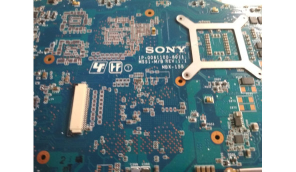 Материнська плата Sony Vaio PCG81114l, MBX-155, 1P-0061100-8011, MSS1-M, REV:1.1 б/в - 311991