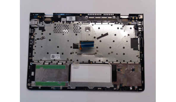 Середня частина корпуса для ноутбука HP Pavilion 14-BF, 14-bf001nd, AP22R000310, PK1322R2B01, Б/В, Клавіатура з підсвіткою робоча, кріплення всі цілі, деформована. - 312164