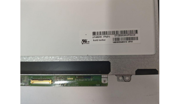 Матриця LG Display, LP140WH8 (TP)(D1), 14.0'', LCD, HD 1366x768, 30-pin, Slim, б/в, Присутній засвіт(помітний на всіх кольорах - 312169