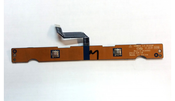 Плата кнопки тачпада Dell Inspiron 3521 5521 3537 (LS-9103P) Б/В