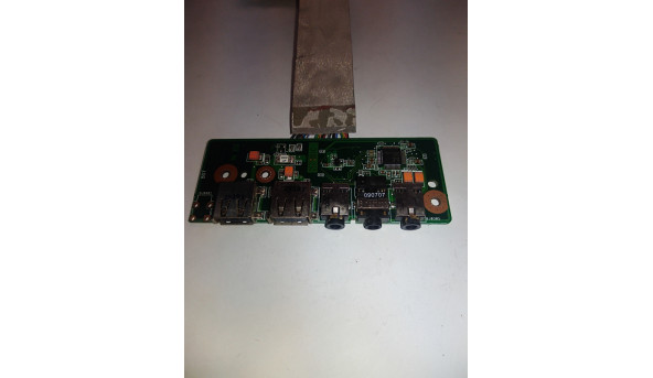 Плата з роз'ємами USB, Audio, для ноутбука Asus N71VN, PRO78V, 60-NX0AU1100-B02, Б/В - 312195