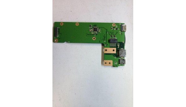 Плата з роз'ємами UBS, CardRead, Ethernet і живлення для ноутбука Asus A52J, D02K52JU, Б/В - 312272