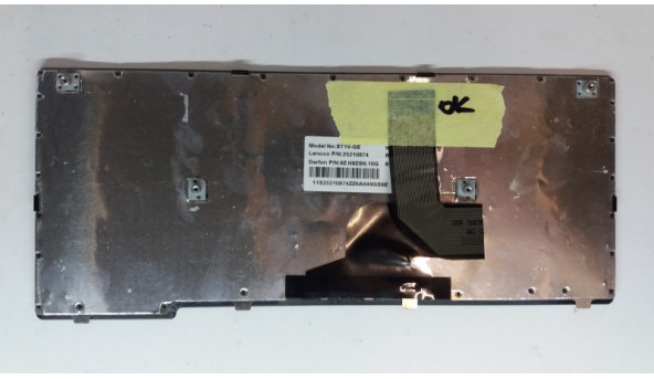 Клавіатура для ноутбука Lenovo S20-30, S210, ST1V-GE, 25210874, 9Z.N9ZSN.10G, Б/В, протестована робоча. - 312350