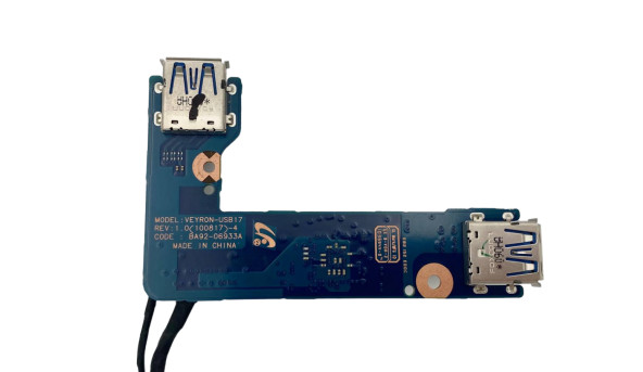 Плата з USB роз'ємами 3.0 для ноутбука Samsung NP-RF710 (VEYR0N-USB17 BA92-06933A) Б/В - 312352