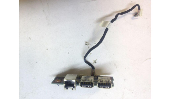 Додаткова плата. Роз’єми USB та EtherNet для ноутбука Packard Bell MS2288, 50.4BU03.011, Б/В - 312458