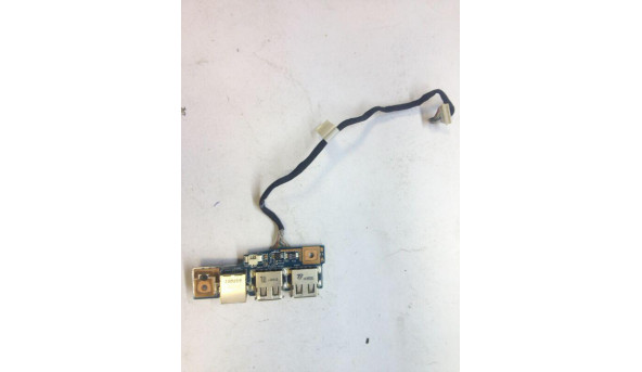Додаткова плата. Роз’єми USB та EtherNet для ноутбука Packard Bell MS2288, 50.4BU03.011, Б/В - 312458