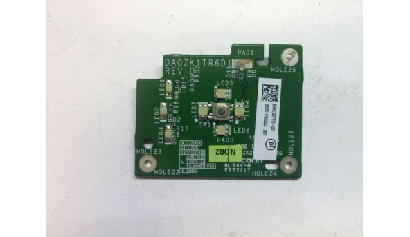 Кнопка включення  для ноутбука HP Pavilion dv6-3133eo, DAOZK1TR6D1, Б/В.