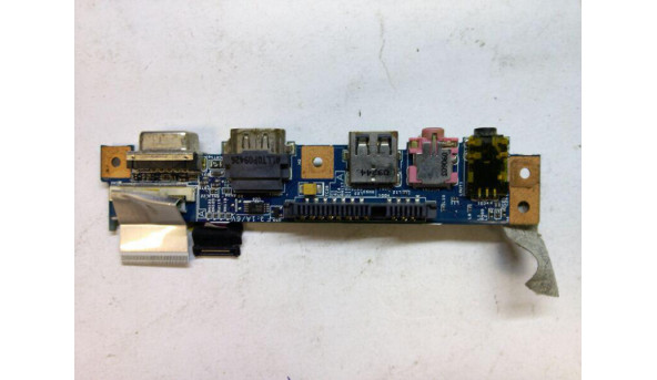 Додаткова плата, VGA, HDMI, USB та AUDI роз'єми для ноутбука Acer Aspire 4810T/4810TZ/4410, 55.4cq07.011, Б/В.