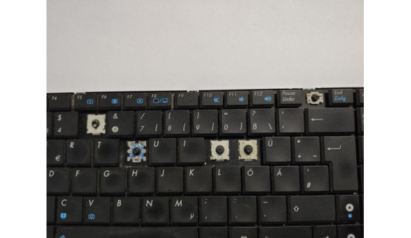 Клавіатура для ноутбука Asus F52, F52q, F90, K50, K50A, б/в. Відсутні клавіші. Клавіатура тестована, робоча. - 312502