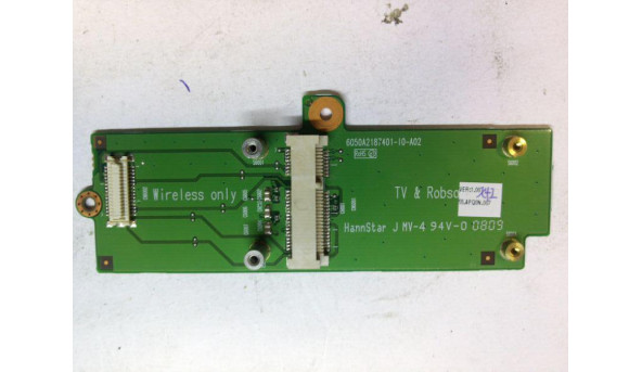 Додаткова плата, WIFI Card Mounting Board для ноутбука  Acer Aspire 6920 / 6920G / 6935 / 6935G, 6050A2187401-10-A02, Б/В.