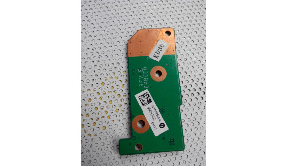 Кнопка включення для ноутбука HP G61, Compaq Presario CQ61, *DA00P6PB6E0 REV:E, б/в. - 312554