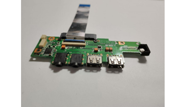 USB, Audio роз'єми для ноутбука Asus Eee PC 1101HA, 1101HAB, 60-0A1JI01000-C01, 69NA1JB10C01-01, в хорошому стані, без пошкоджень.