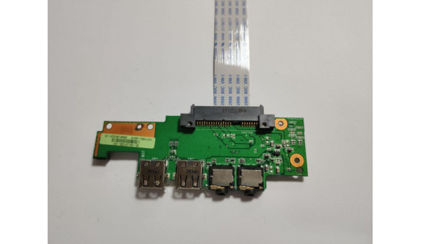 USB, Audio роз'єми для ноутбука Asus Eee PC 1101HA, 1101HAB, 60-0A1JI01000-C01, 69NA1JB10C01-01, в хорошому стані, без пошкоджень. - 312578