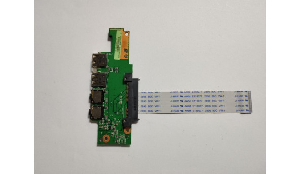 USB, Audio роз'єми для ноутбука Asus Eee PC 1101HA, 1101HAB, 60-0A1JI01000-C01, 69NA1JB10C01-01, в хорошому стані, без пошкоджень. - 312578