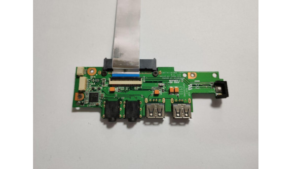 USB, Audio роз'єми для ноутбука Asus Eee PC 1101HA, 1101HAB, 60-0A1JI01000-C01, 69NA1JB10C01-01, в хорошому стані, без пошкоджень. - 312578