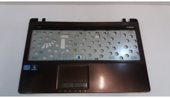 Середня чаcтина корпуса для ноутбука Asus X53E, 15.6", 13GN3C4AM010-2, Б/В. Всі кріплення цілі, подряпини, потертості.
