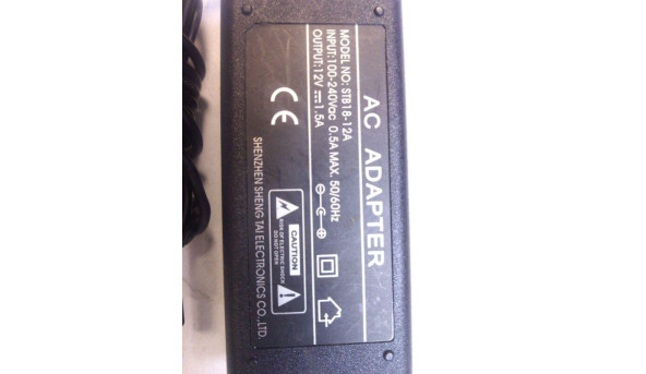 Блок живлення Netzteil AC Adapter, STB18-12A, Б/В