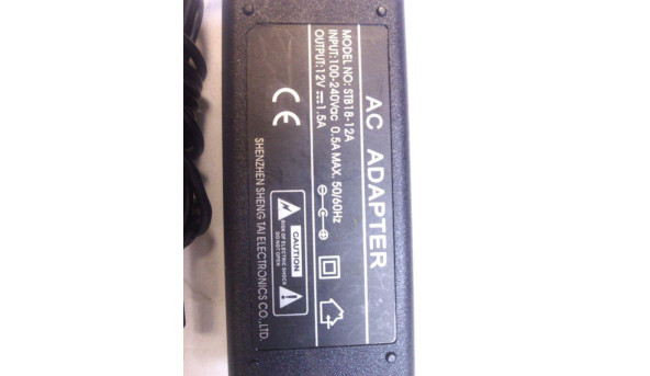 Блок живлення Netzteil AC Adapter, STB18-12A, Б/В - 312725