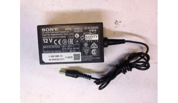 Блок живлення, AC Adapter For Sony, AC-M1208WW, Б/В.