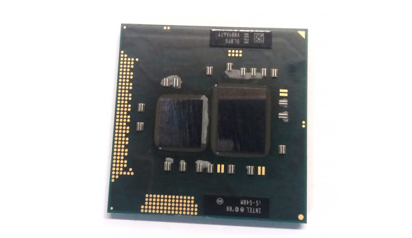 Процессор Intel Core i5-540M SLBPG socket G1 Arrandale 4, 3.07GHz, 3MB, 35W, HD Graphics, Б/В, протестований, робочий.