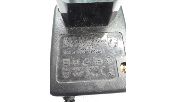 Адаптер, блок живлення PHILIPS 4822 690 30441, для мишинок для стрижки Philips C280, Philips C281, Philips C282, Philips C484, Philips C688, б/у. - 312788
