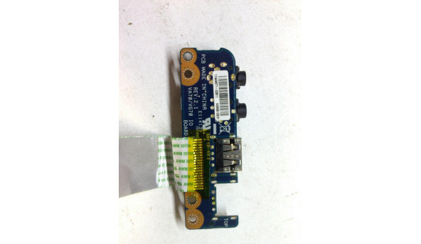 Плата з аудіо та USB роз'ємами для ноутбука, Packard Bell VG70, N099T10B01, Б/В. - 312824