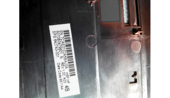 Середня частина корпуса для ноутбука HP ProBook 6460B, 14.0", 6070B0479801, Б/В. - 312869
