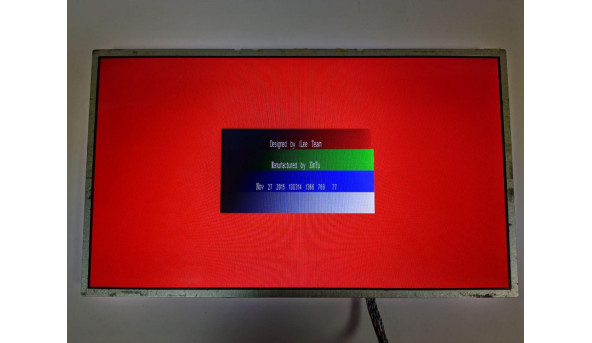Матриця  AU Optronics,  B156XW02 V.2,  15.6'', LCD,  HD 1366x768, 30-pin, б/в, Присутні засвіти та чорні цятки, є мінімальні подряпини на зображення не впливають