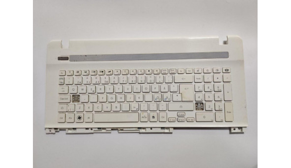 Середня частина корпуса для ноутбука Packard Bell EasyNote LS11, P7YS0, 17.3", AP0HQ000410, б/в. Одне кріплення пошкоджене, продається з неробочою клавіатурою