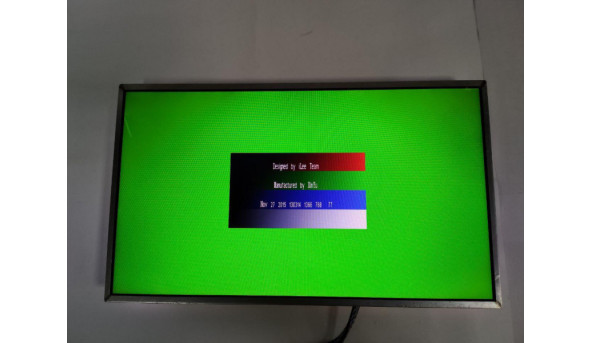 Матриця Samsung, LTN156AT17, 15.6", WideScreen, LED, HD 1366x768, 40 pin, б/в, Є подряпини, з лівого боку є біла полоска (фото), під прямим кутом майже непомітна. Присутні чорні плямки - 312977