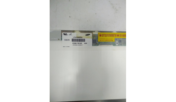 Матриця Samsung, LTN160AT01-A04, 16" WideScreen, HD (1366x768), 30 pin CCFL - 312993