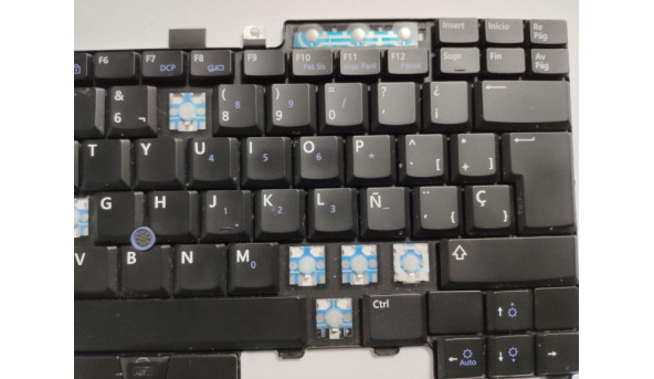 Клавіатура для ноутбука Dell Latitude E6400, E6500, 14.1", б/в. Відсутні клавіші (фото). Клавіатура тестована, робоча. - 313029