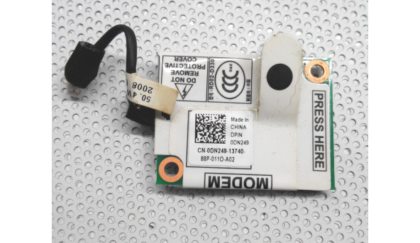 Модем, Modem board Dell Laptop Internal 56K, rd02-d330, cn-0dn249-13740, Б/В. - 313035