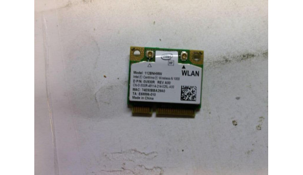 Адаптер WI-FI, знятий з ноутбука Dell XPS L501, 112BNHMW, Б/В.