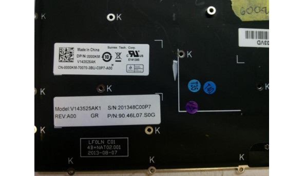 Клавіатура для ноутбука Dell Inspiron 14 7437, V143525AK1, Б/В. - 313145