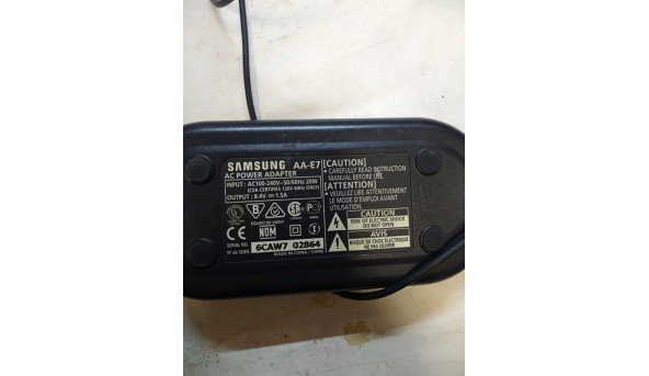 Оригінальний блок живлення для фотоапаратів Samsung, AA-E7/E8, Б/У - 313220