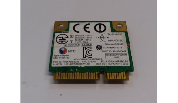 Адаптер Wi-Fi для ноутбука Sony VAIO VPCCA, PCG-6171, AR5B225, T77H281.02, Б/В. В хорошому стані, без пошкоджень. - 313232