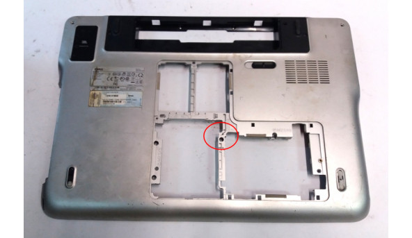 Нижня частина корпусу для ноутбука DELL XPS 17, L701X, L702X, 0JRJ7T, Б/В, пошкоджено 3 кріплення, трішина, скол.