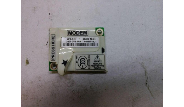 Modem board, знятий з ноутбука Dell Latitude D630 (PP18L), CN-0XH648, Б/В