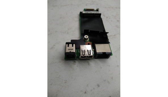 Плата з роз'ємaми живлення USB, LAN для ноутбука Dell Vostro 3300, 48.4ex04.011, б/у - 313373