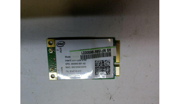 Адаптер wi-fi, знятий з ноутбука ASUS G71V, PD9512ANM, Б/В - 313410